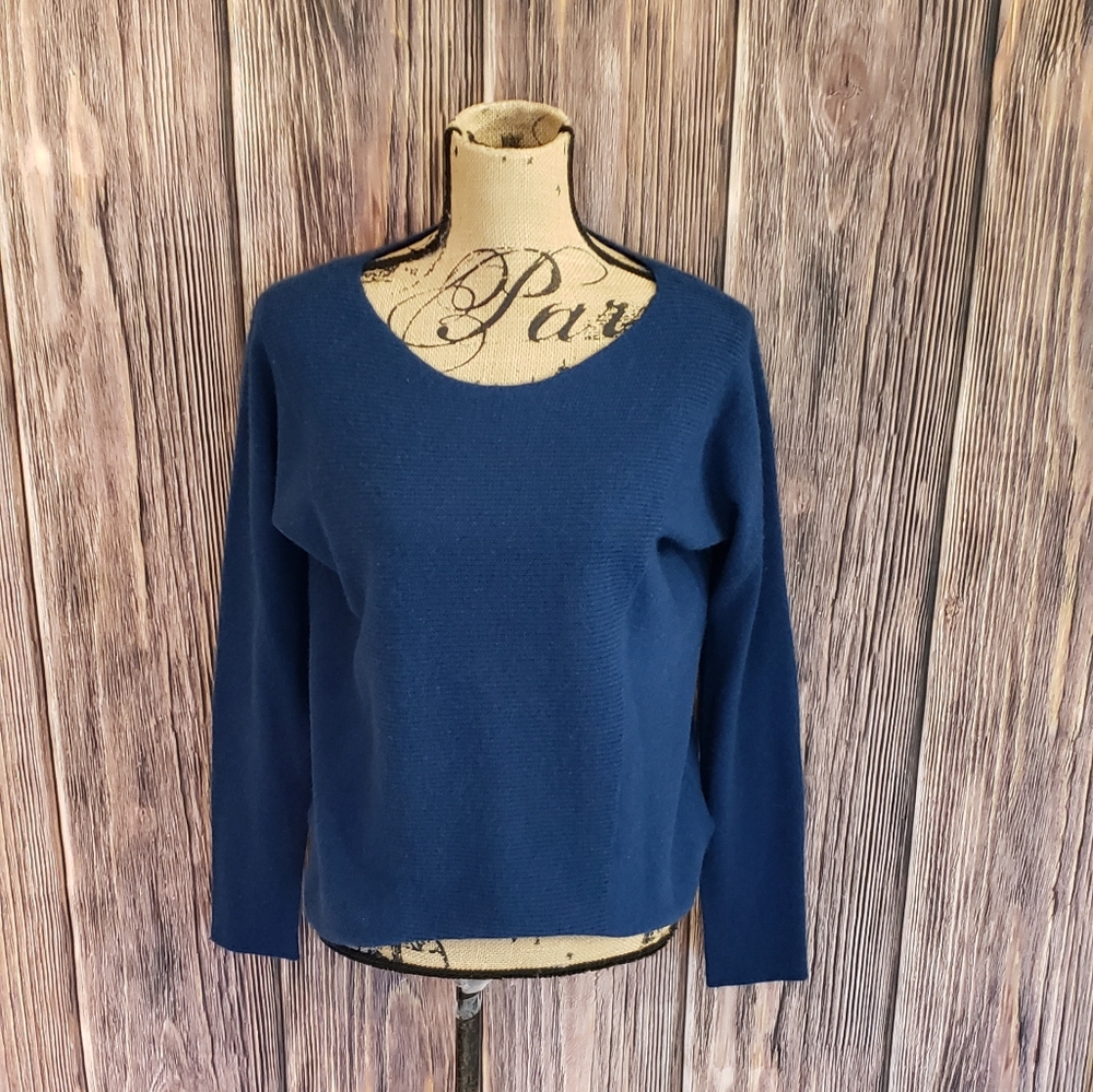 Blue Women's Crew Neck Sweater